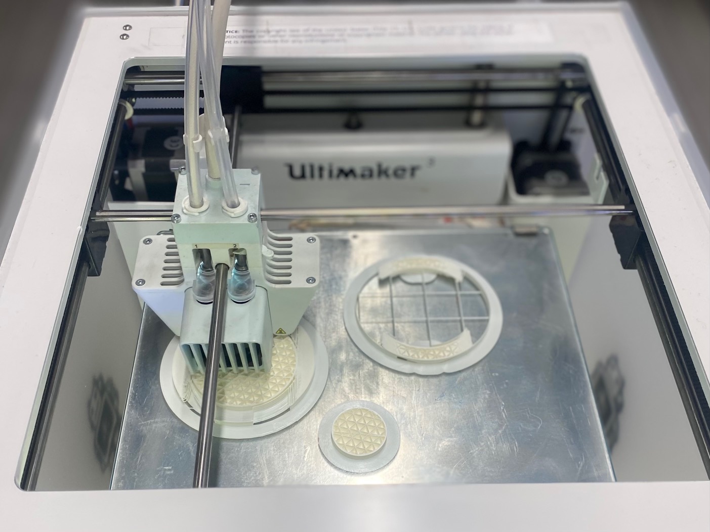 Image of 3-D printer working