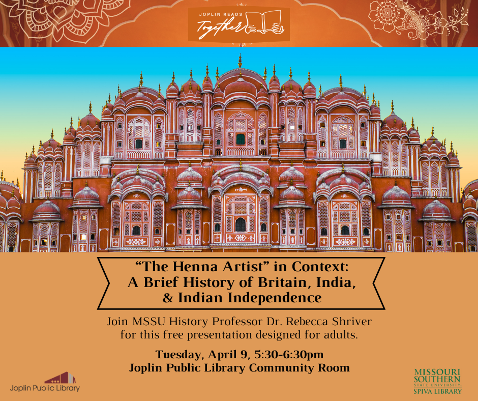 Image of building in Jaipur, India with event detail listed below.