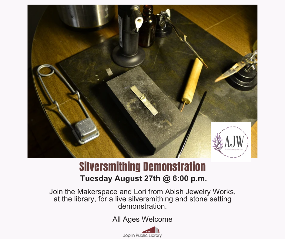 Silversmithing Demonstration with the Makerspace