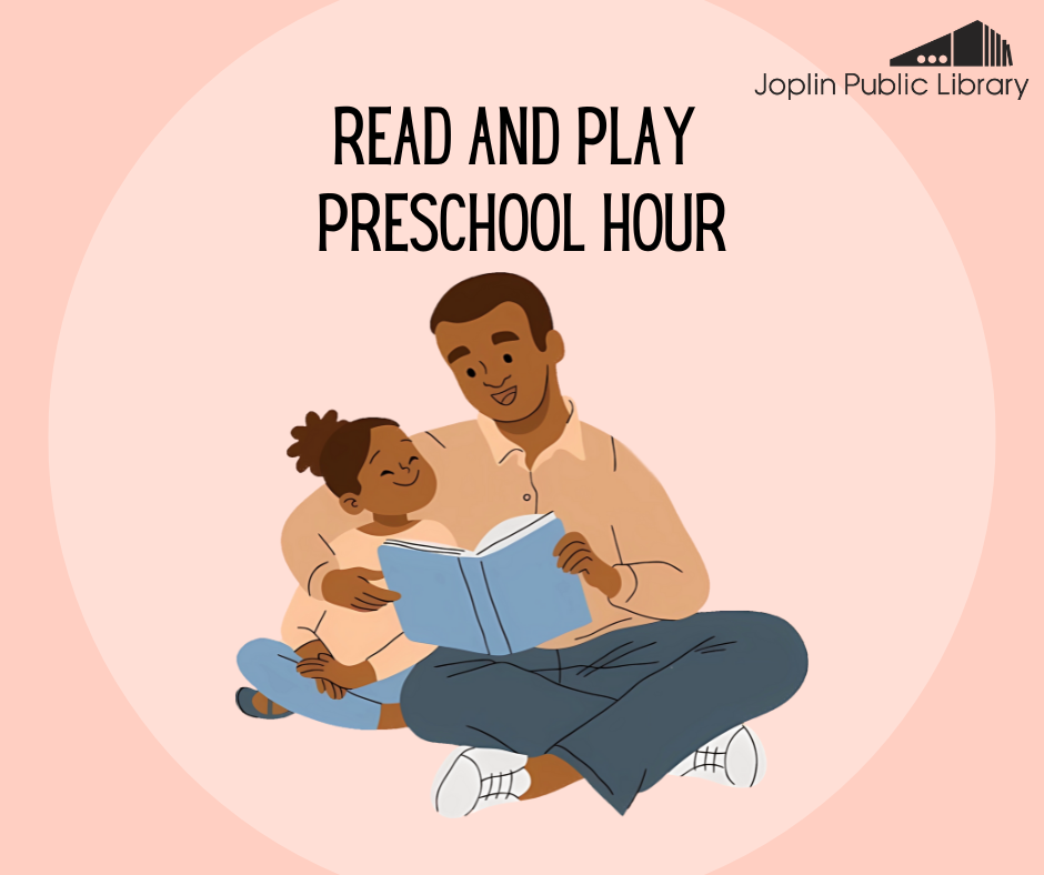 A man reading to a little girl.